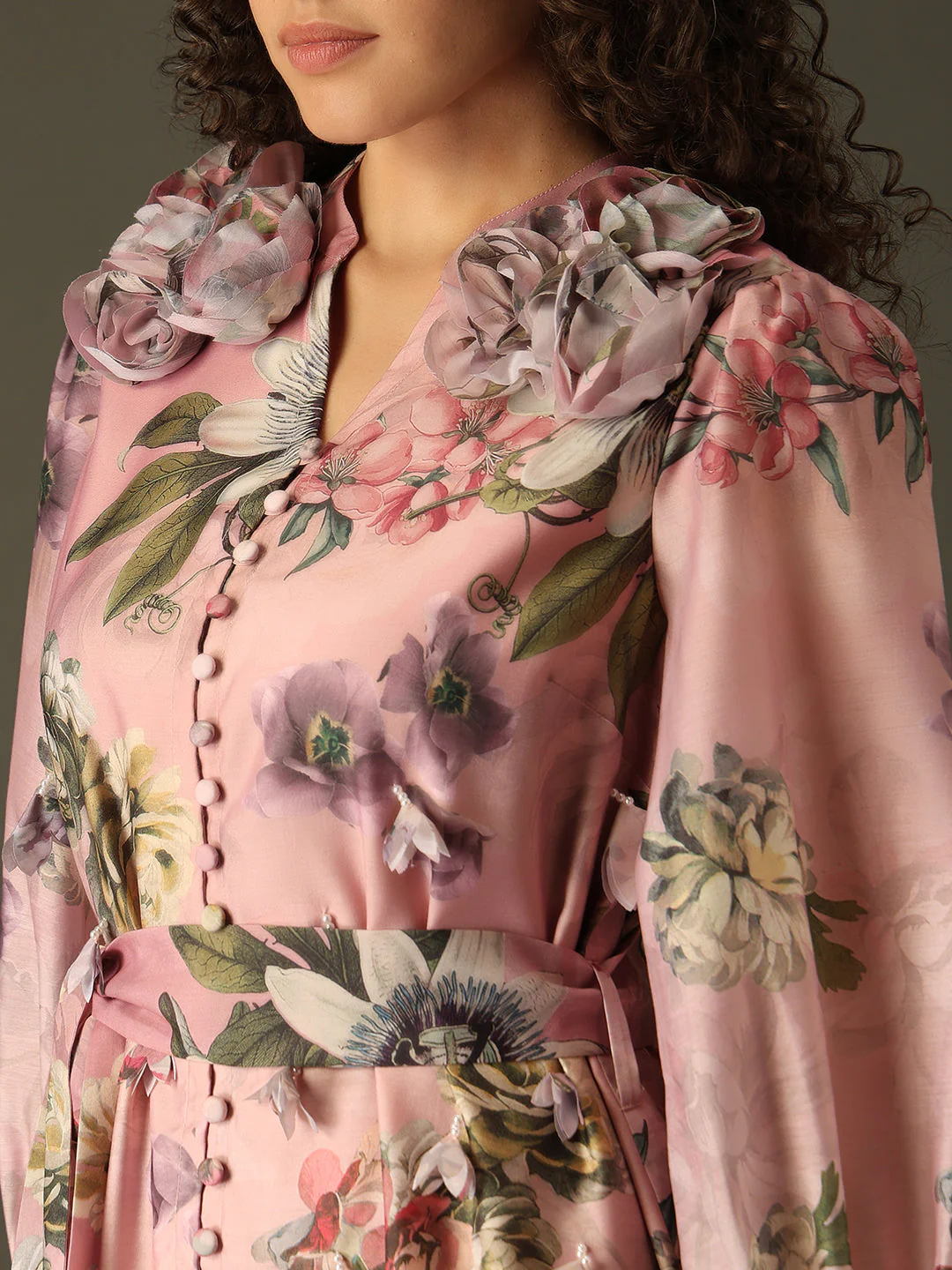 MARQUEE Floral Fit & Flare Dress - Image 8