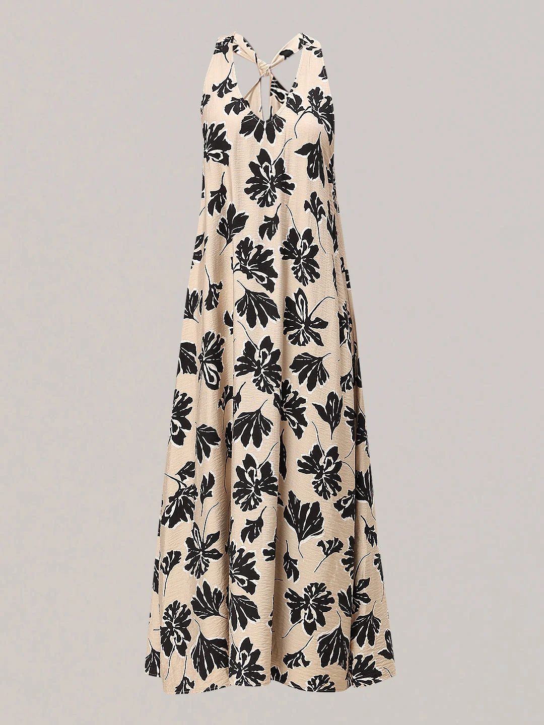 Floral Print Halter Neck Dress - Image 7