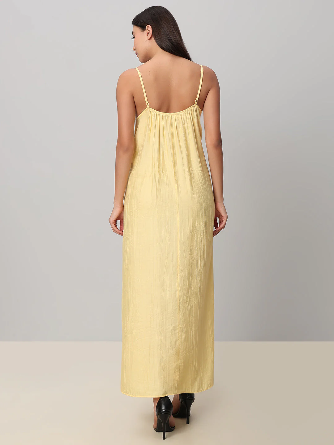 Yellow Singlet Maxi Dress - Image 4