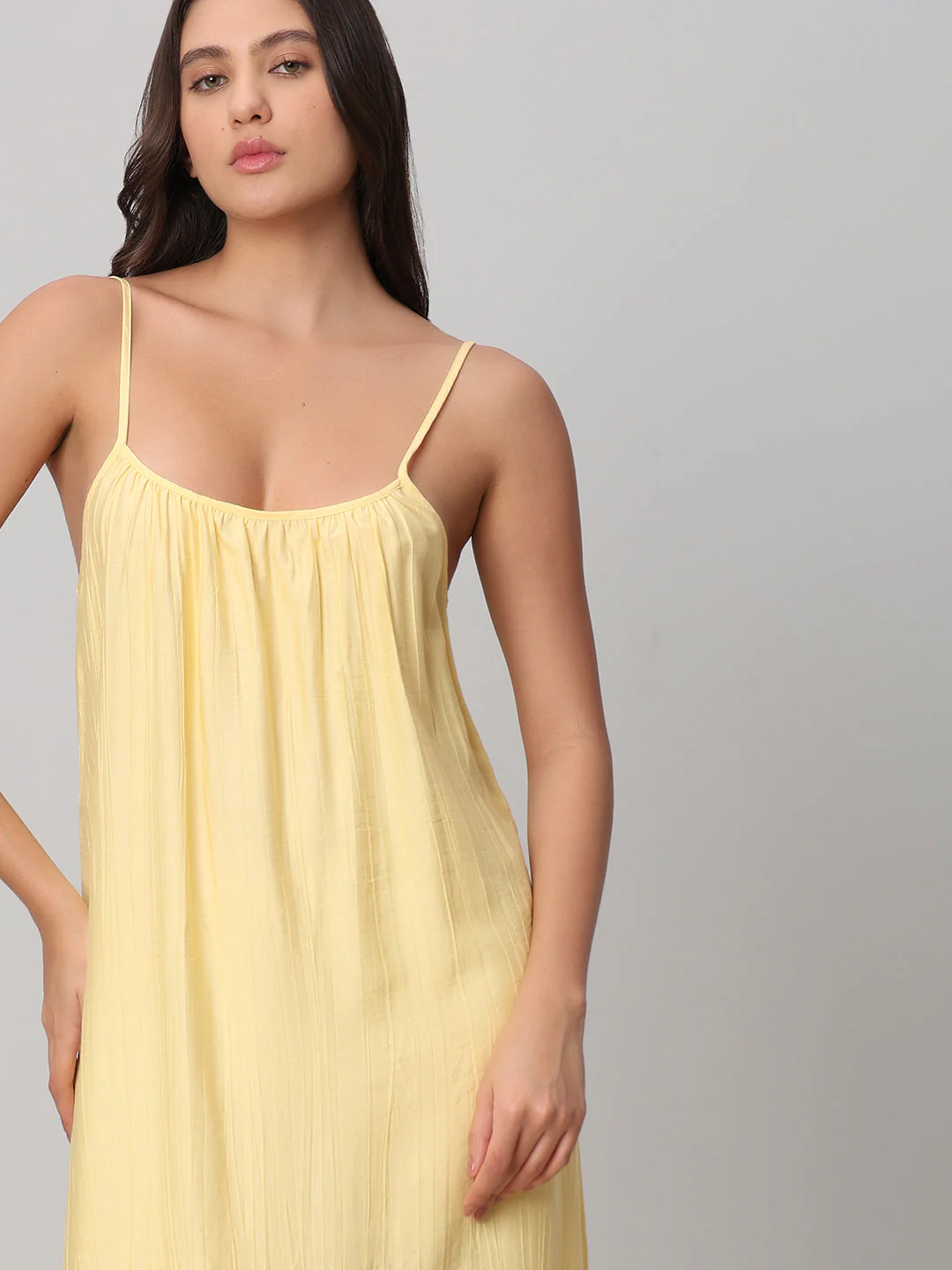Yellow Singlet Maxi Dress - Image 5