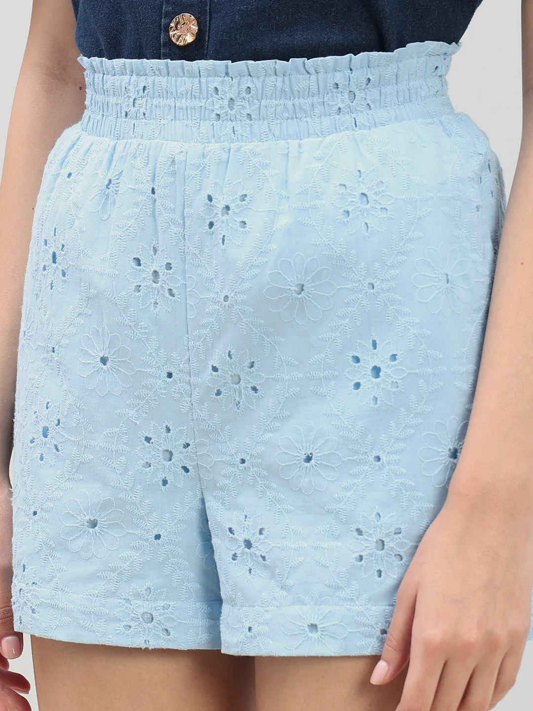 Organic Cotton High Rise Shorts - Image 8