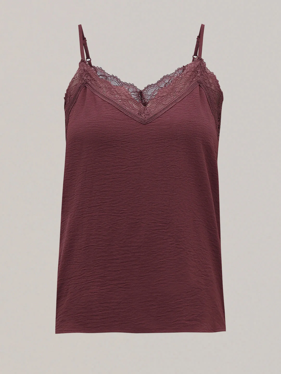 Lace Trim Cami Top - Image 7