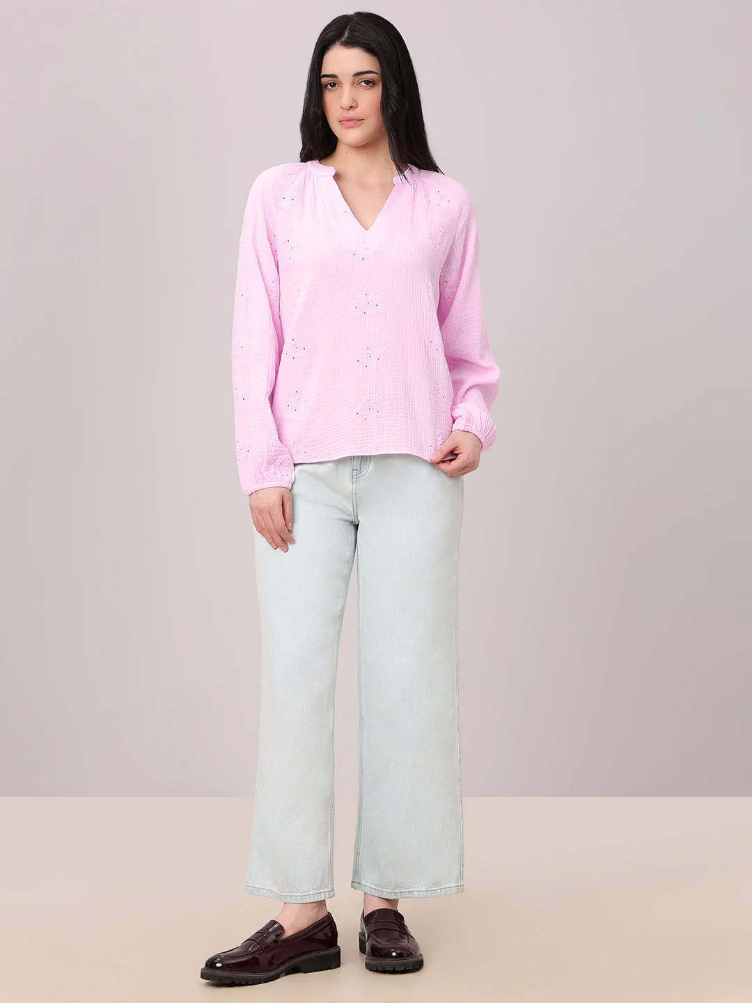 Pink Embroidered Top - Image 5