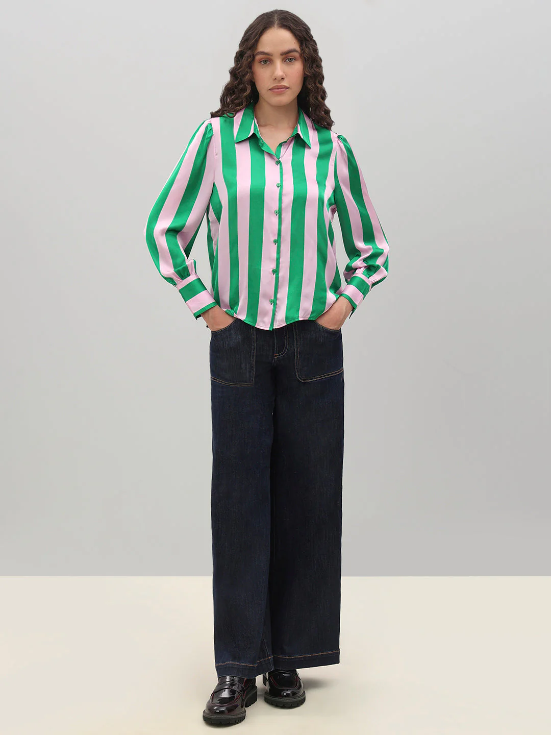 Green Striped Shirt - Image 5