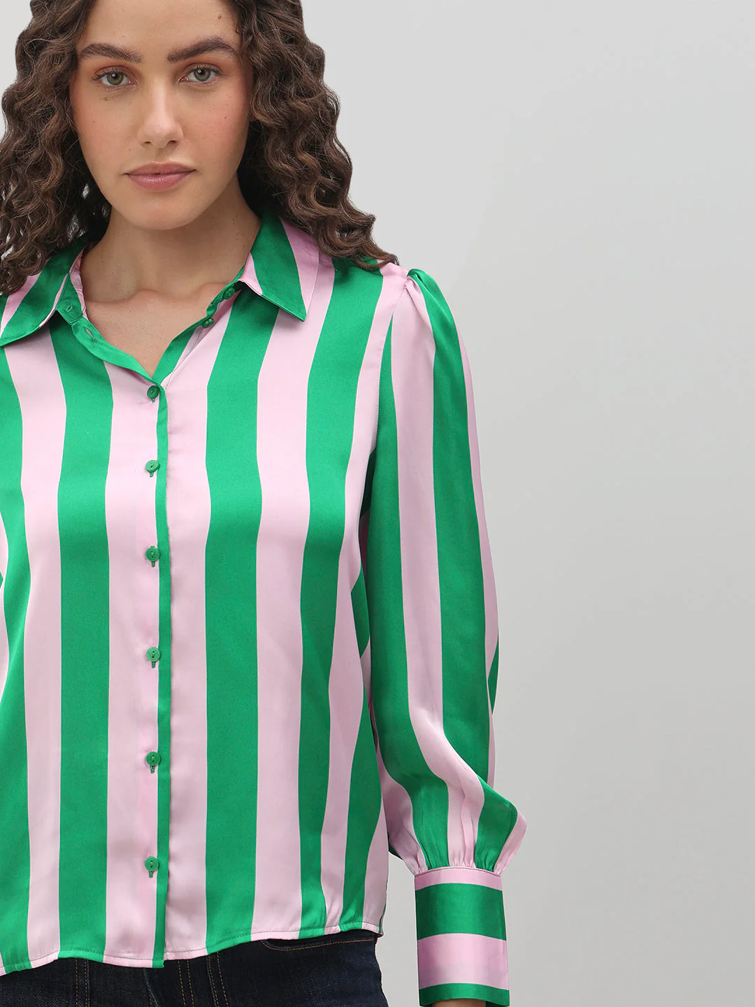 Green Striped Shirt - Image 6