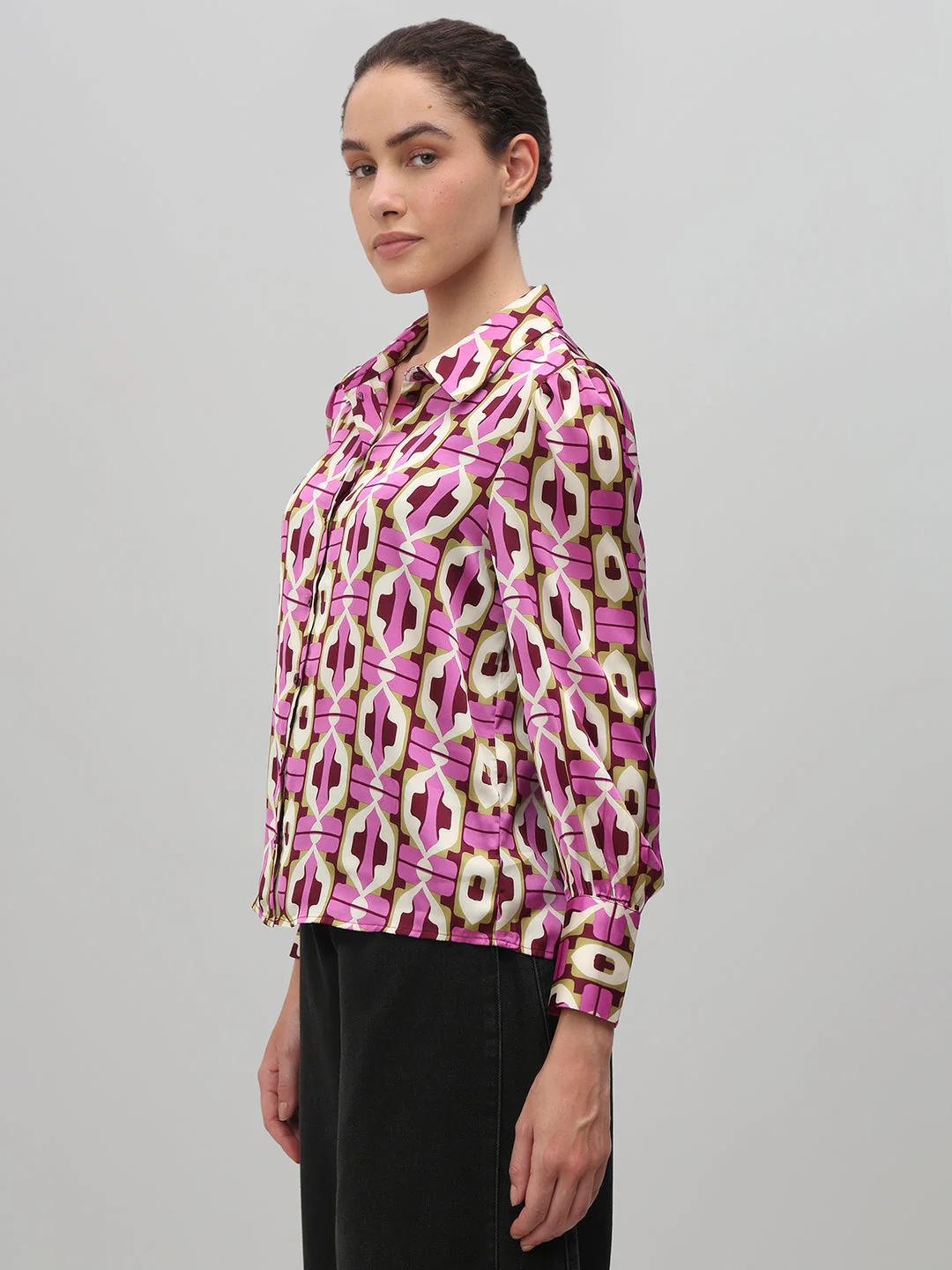 Geometric Print Shirt - Image 3