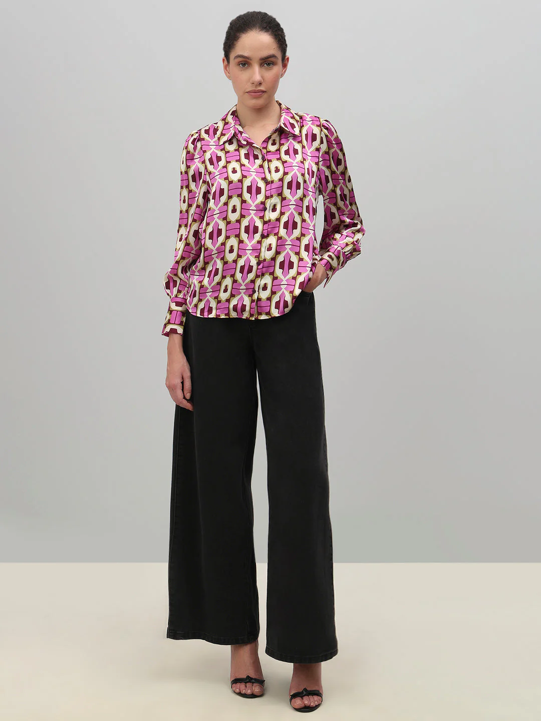 Geometric Print Shirt - Image 5