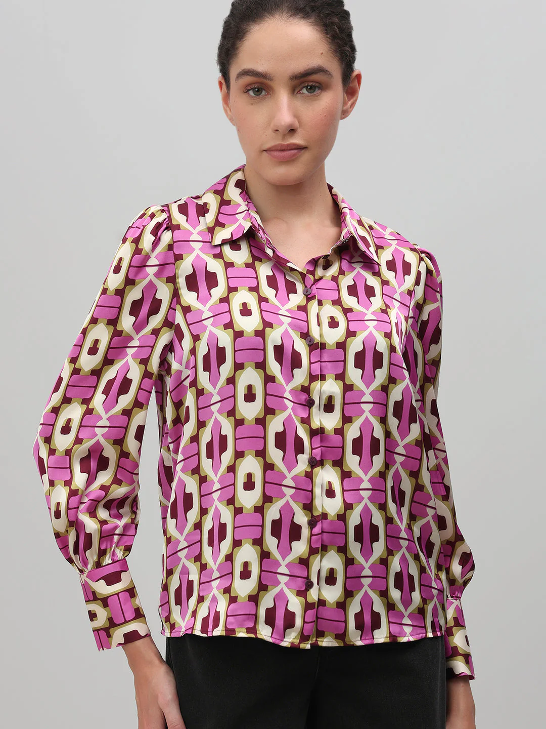 Geometric Print Shirt - Image 6