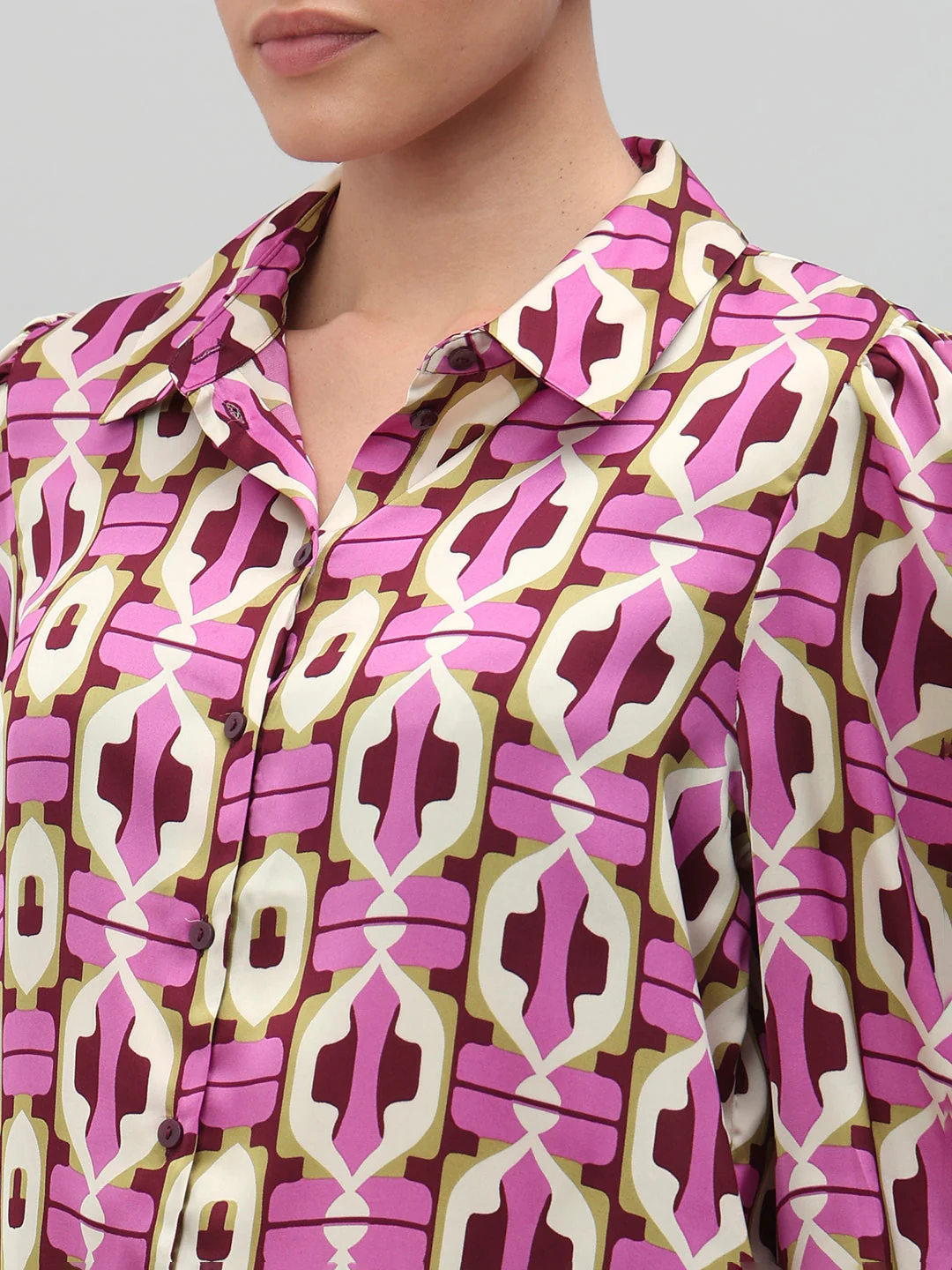 Geometric Print Shirt - Image 8