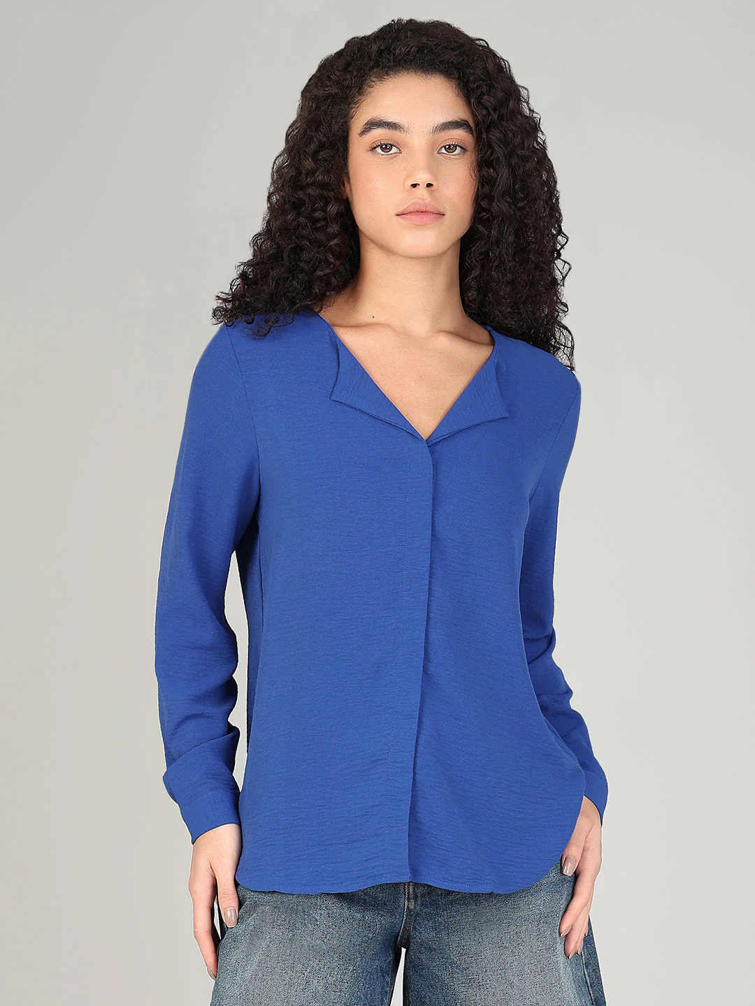 Blue Full Sleeves Top - Image 2