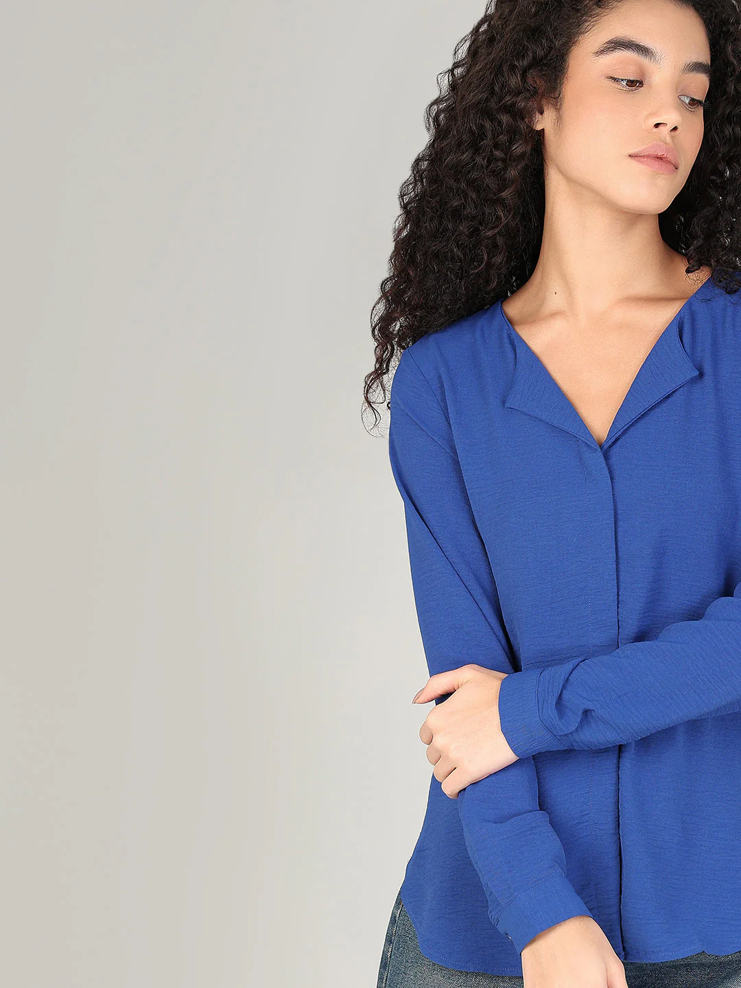 Blue Full Sleeves Top - Image 6