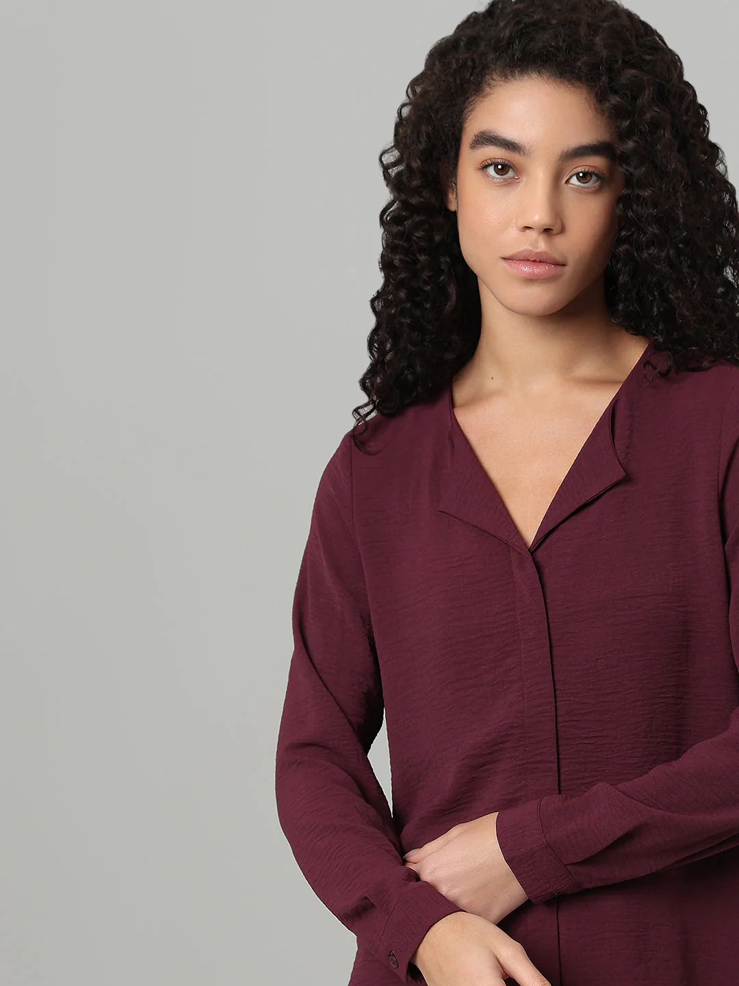 Maroon Full Sleeves Top - Image 6
