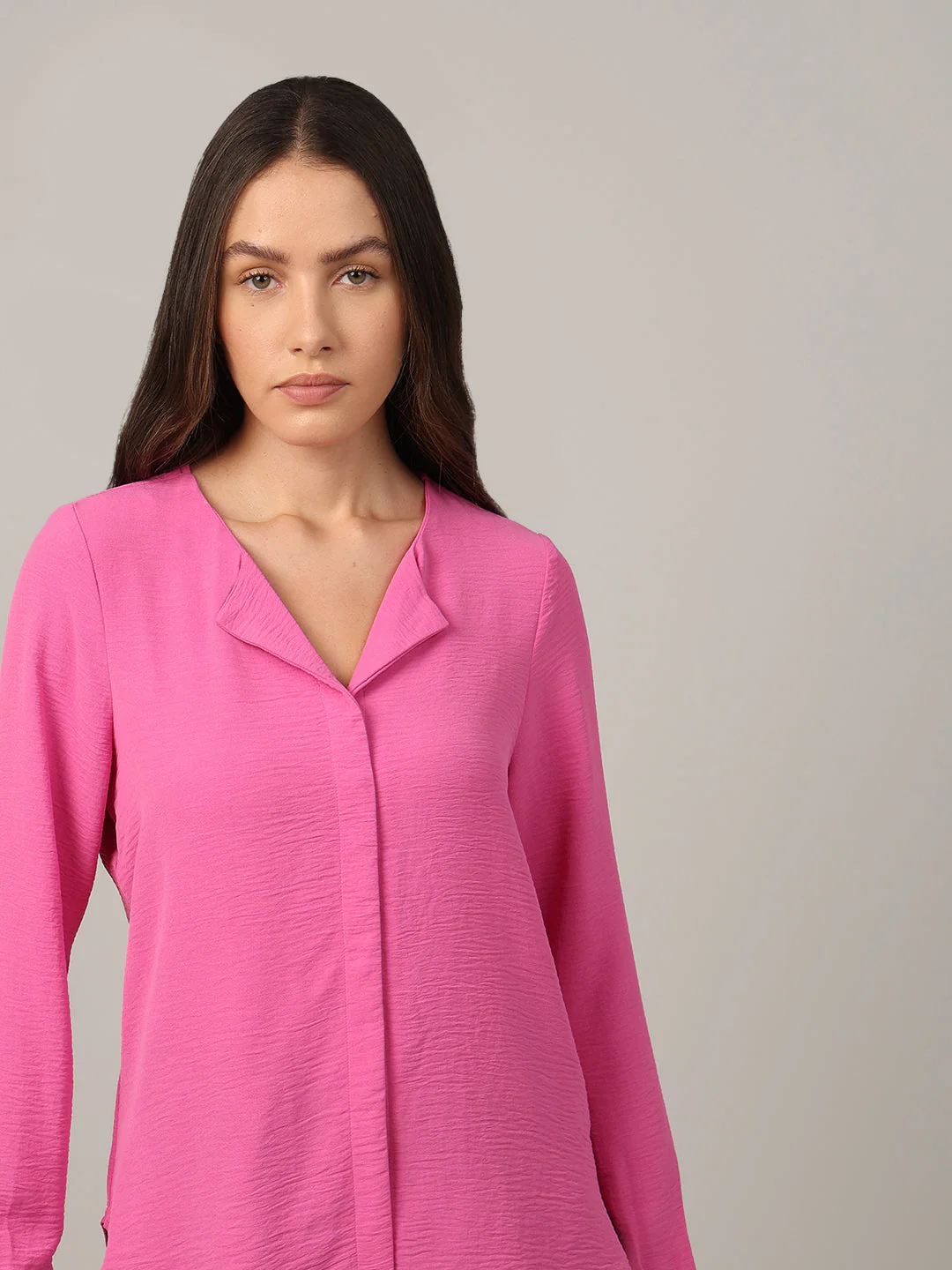 Bright Pink Full Sleeves Top - Image 6