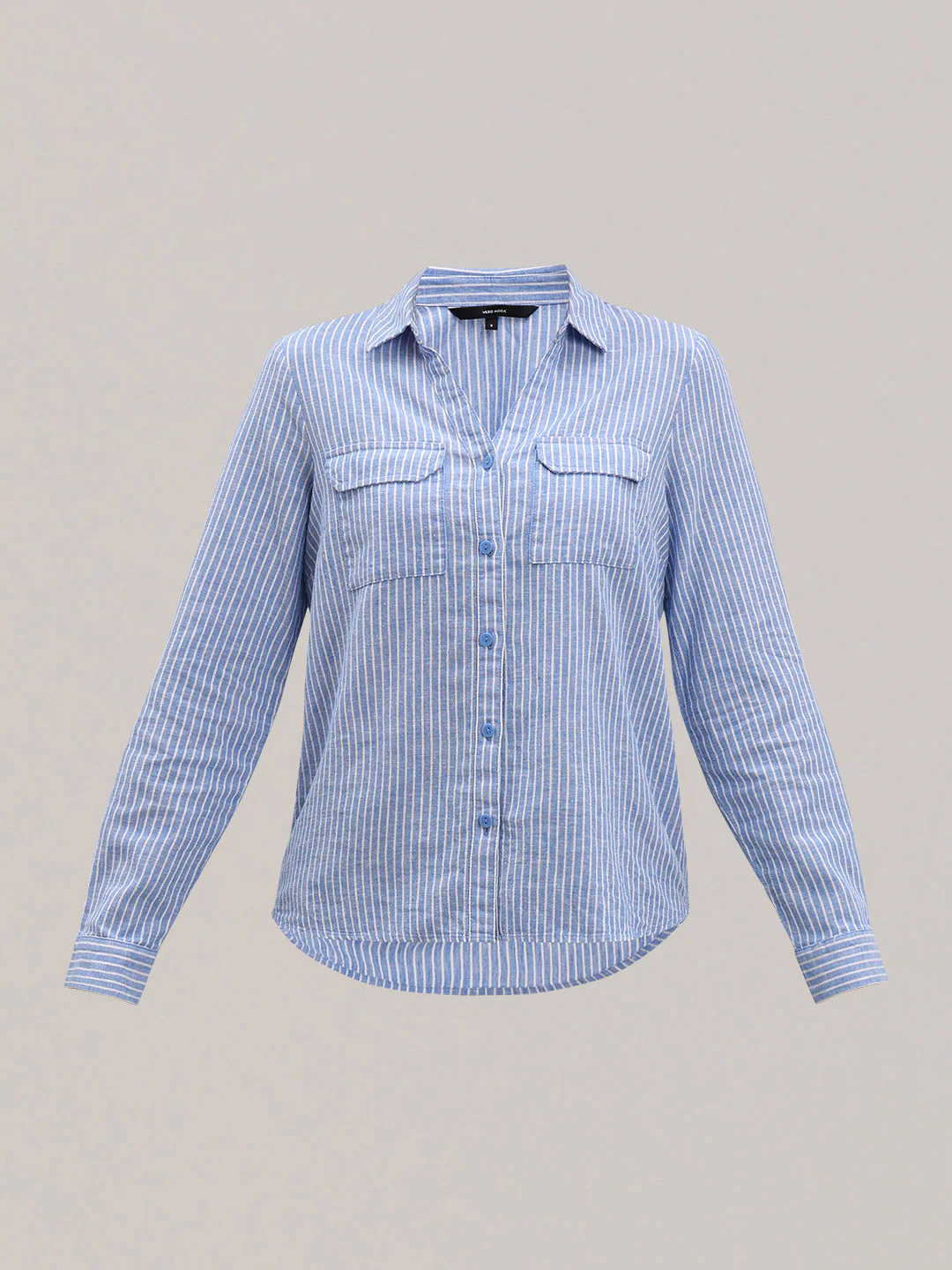 Light Blue Striped Shirt - Image 7
