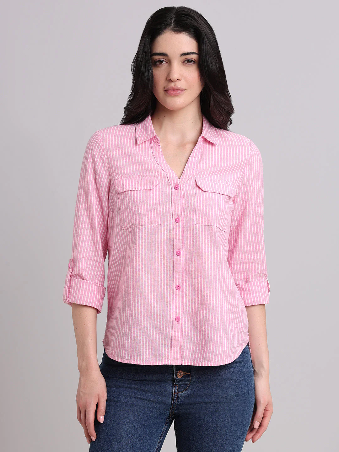 Pink Striped Shirt - Image 2