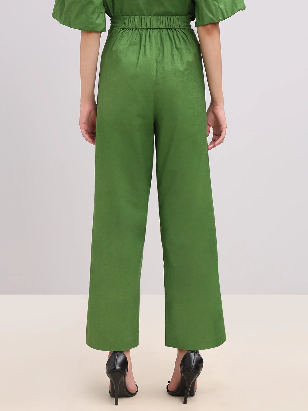Green Flared Pants - Image 4