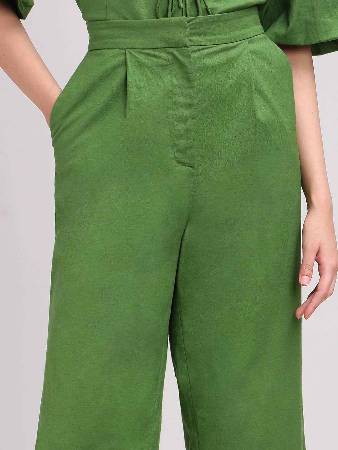 Green Flared Pants - Image 6