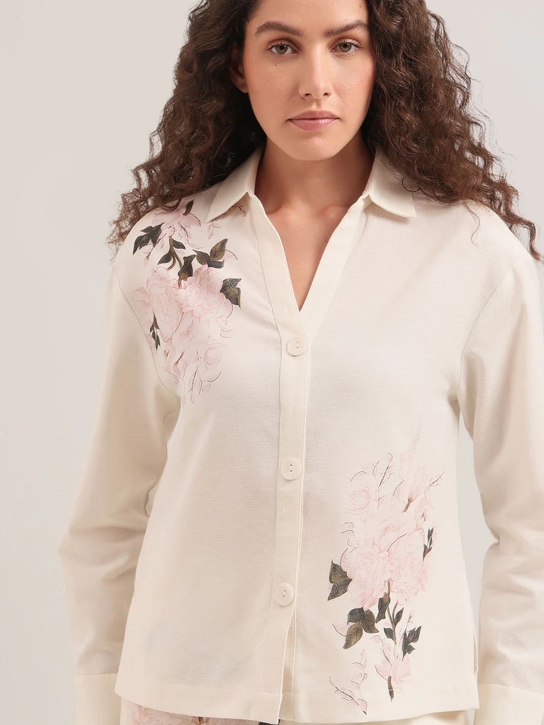 Floral Print Full Sleeves Shirt - Image 6