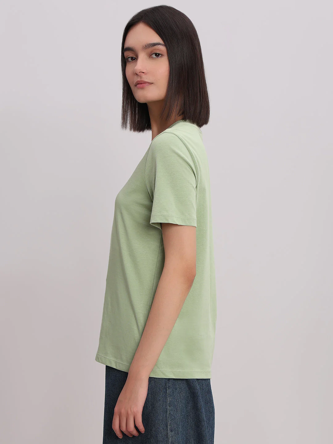 Organic Cotton T-shirt - Green - Image 3