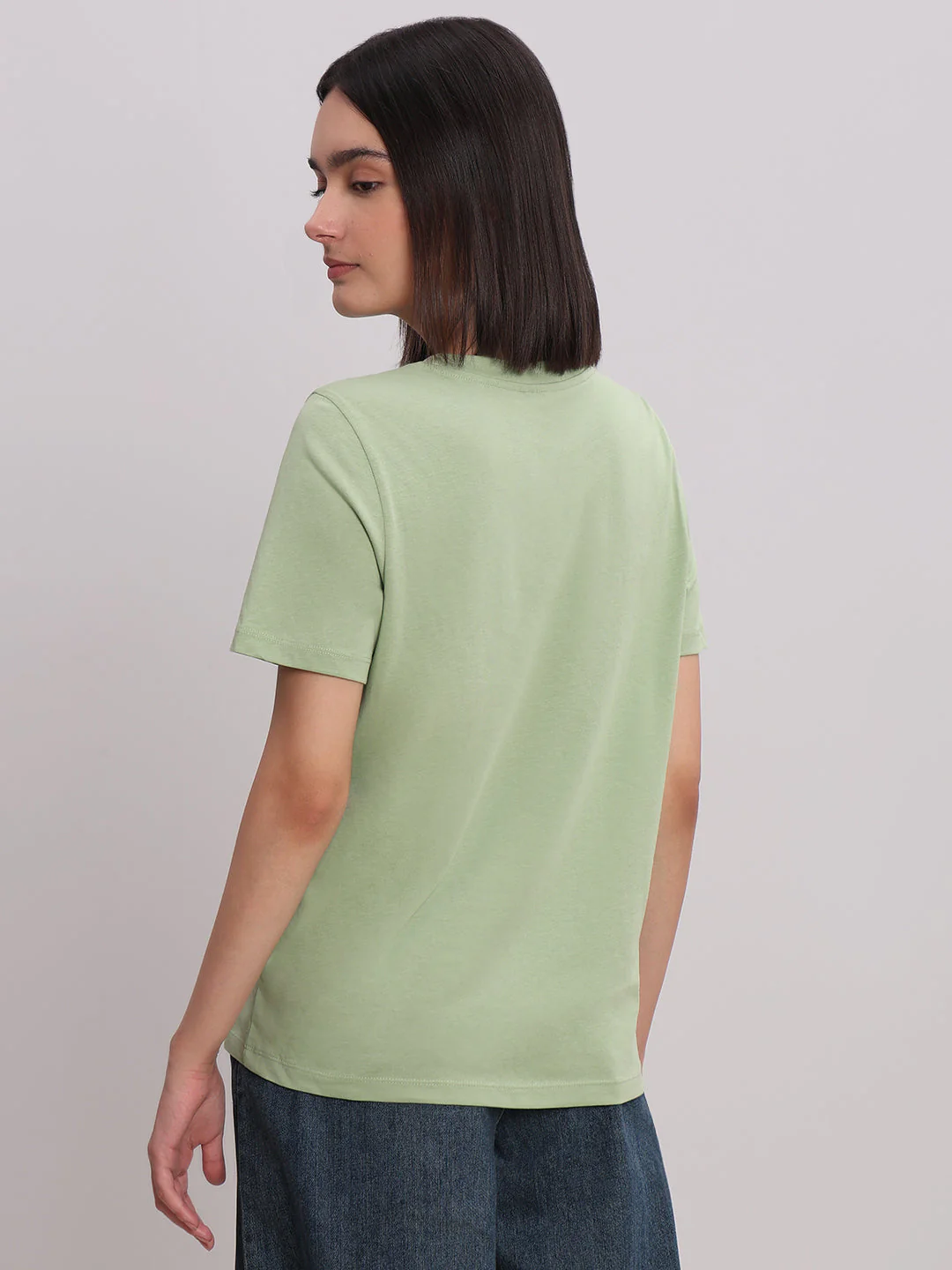 Organic Cotton T-shirt - Green - Image 4