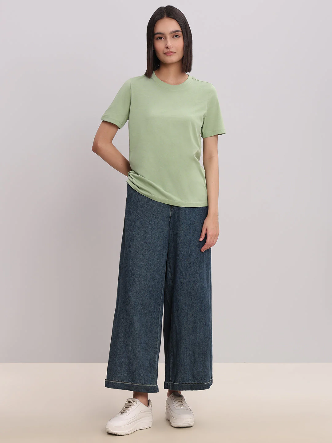 Organic Cotton T-shirt - Green - Image 5