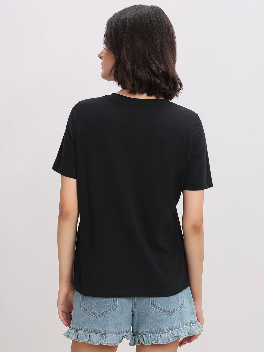 Organic Cotton T-shirt - Black - Image 4