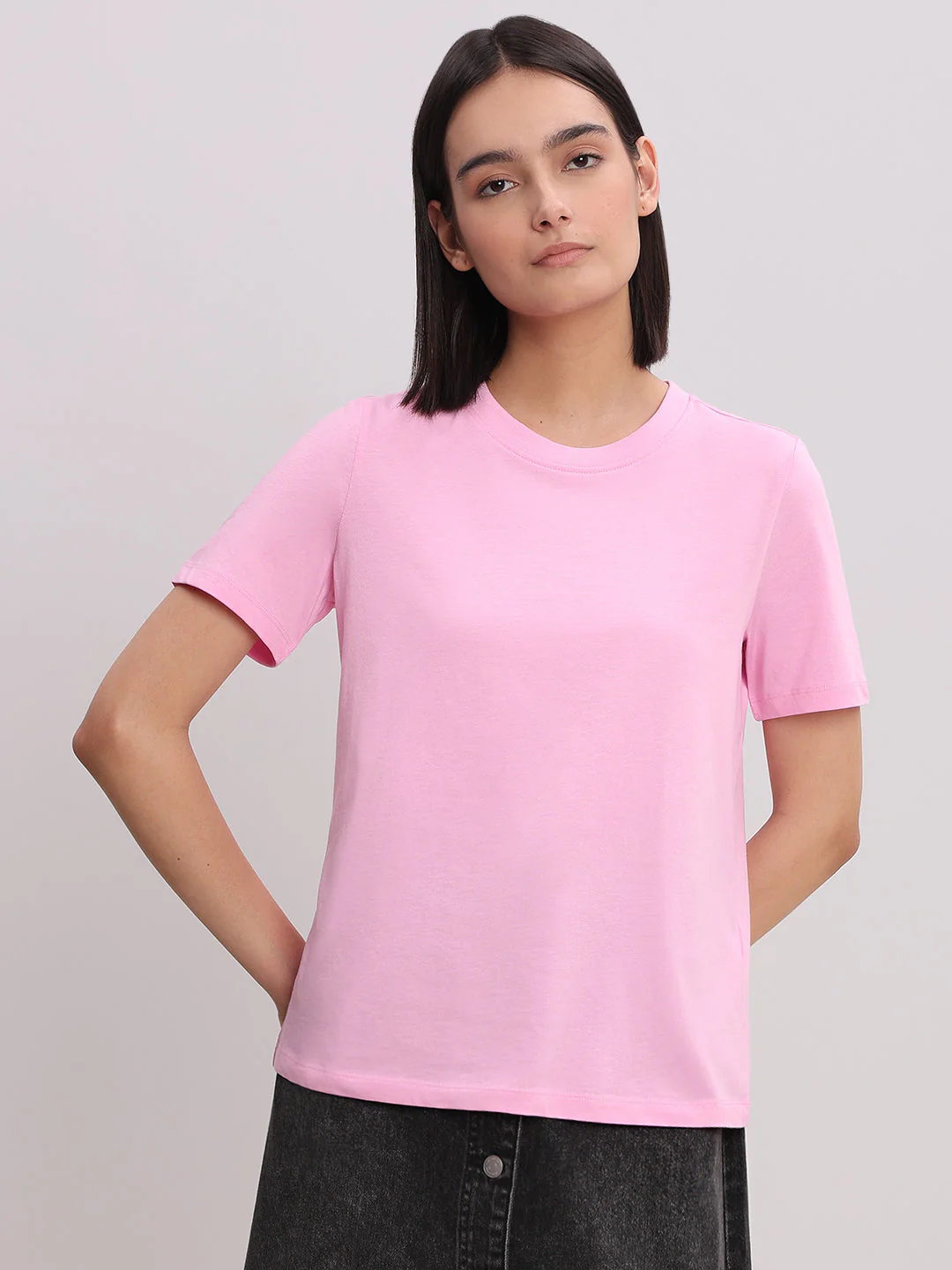 Organic Cotton T-shirt - Pink - Image 2