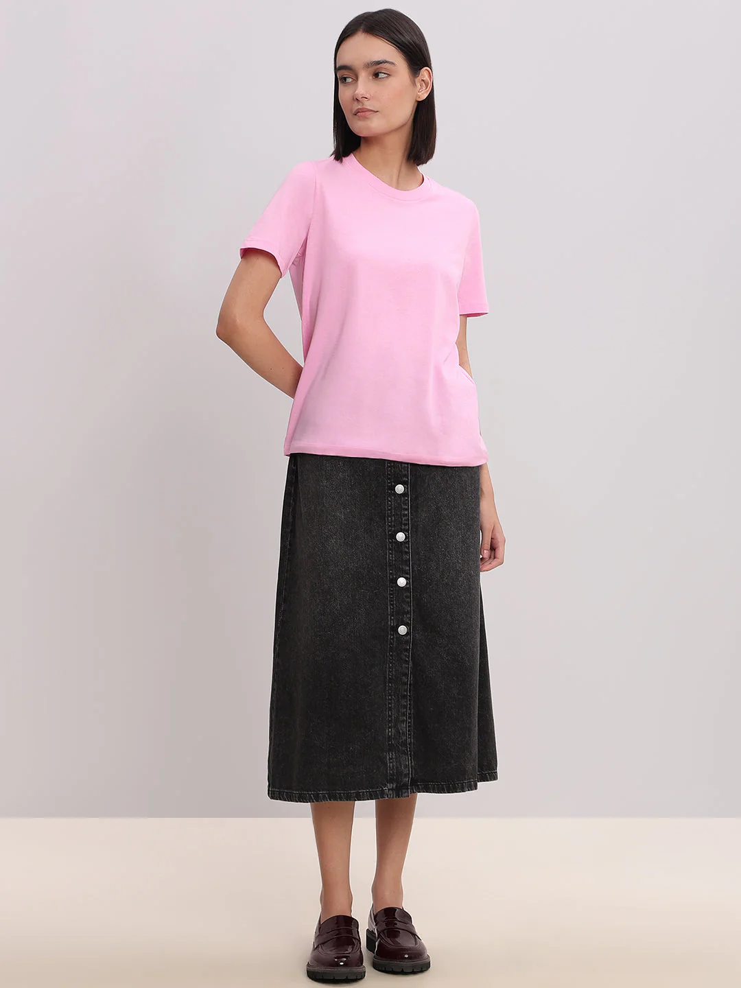 Organic Cotton T-shirt - Pink - Image 5
