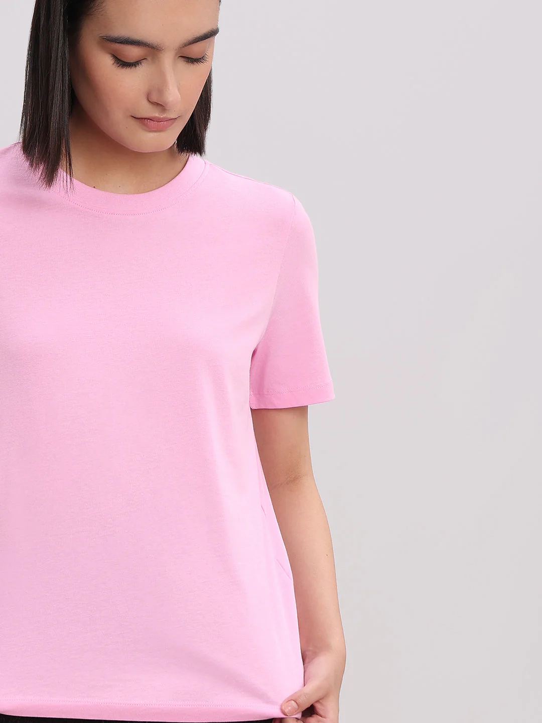 Organic Cotton T-shirt - Pink - Image 6