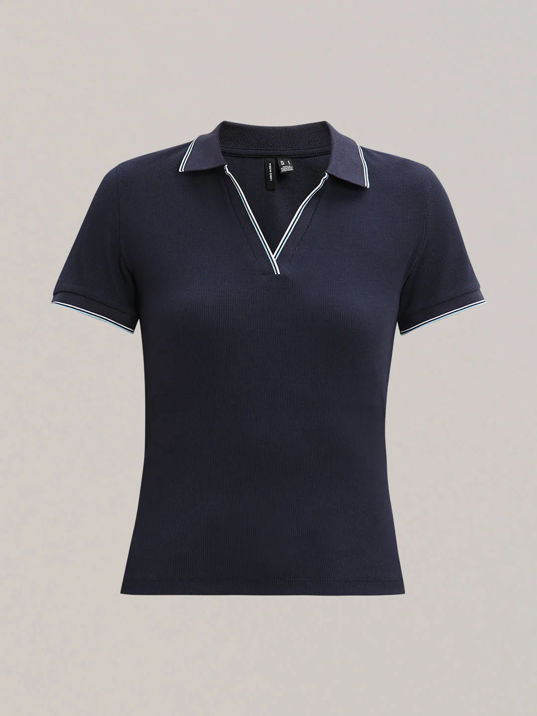 Organic Cotton Blend Polo - Blue - Image 7