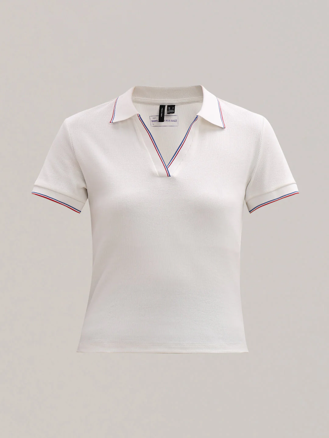 Organic Cotton Blend Polo - White - Image 7