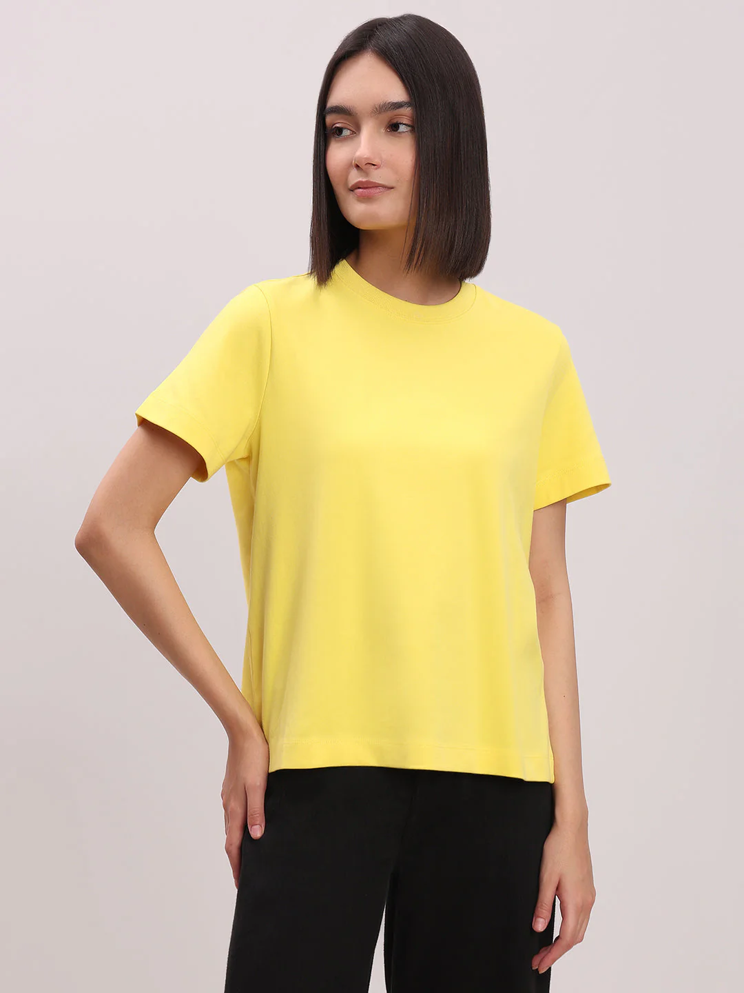 Organic Cotton T-shirt - Yellow - Image 2