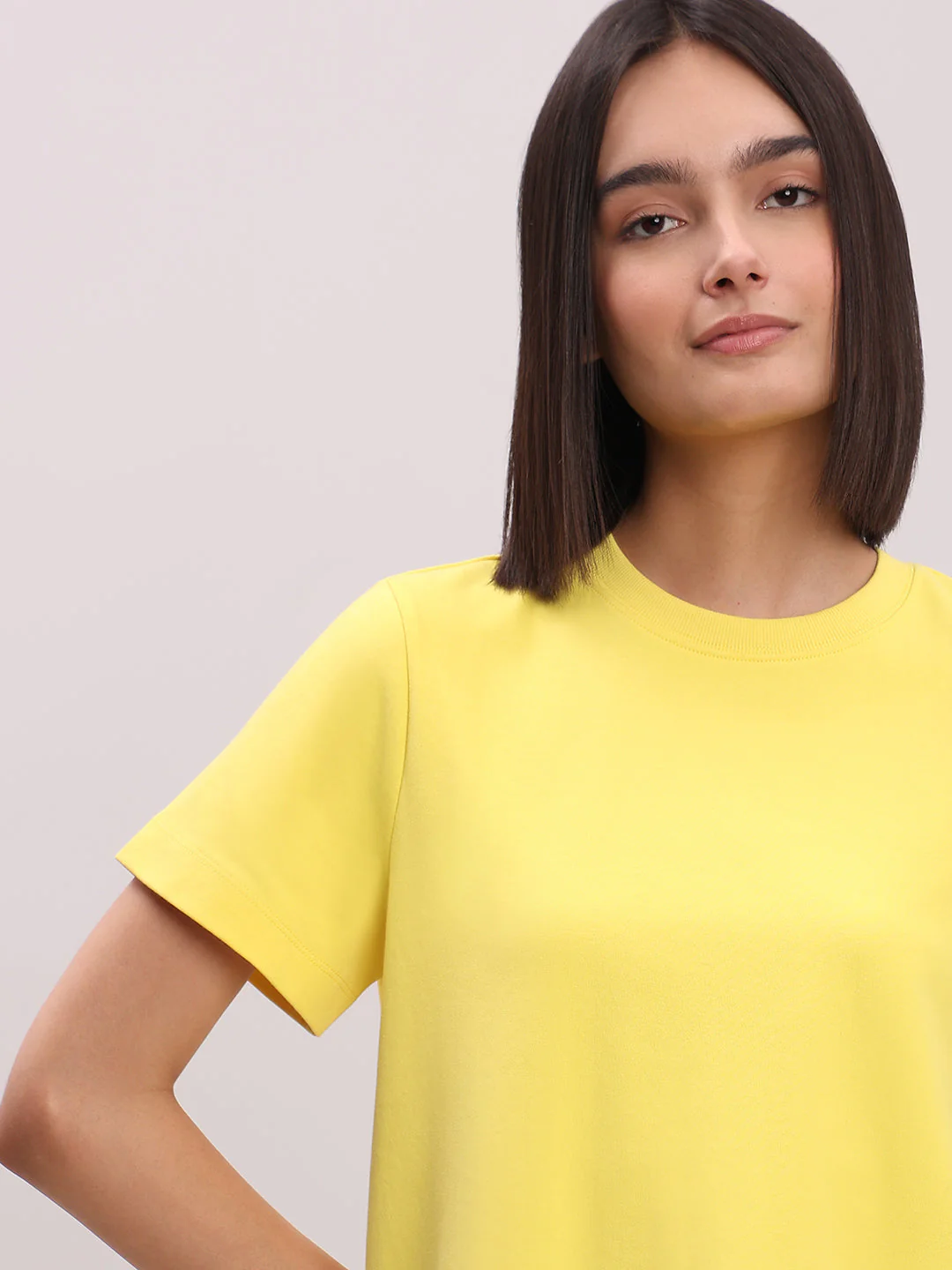 Organic Cotton T-shirt - Yellow - Image 6