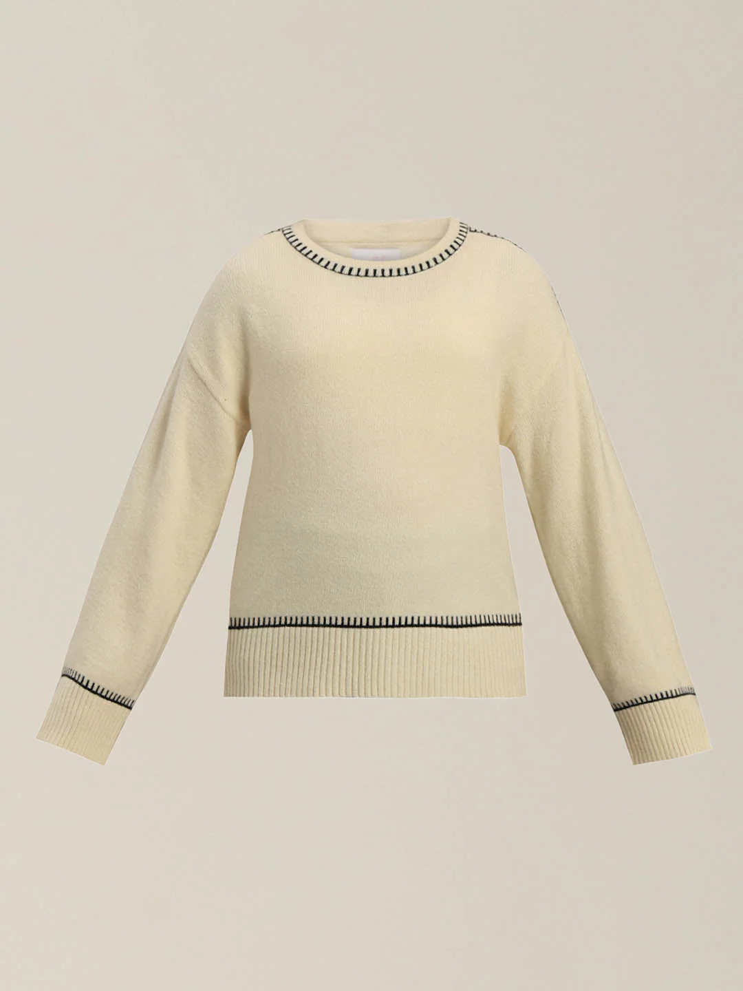 GIRLS Beige Knit Top - Image 7