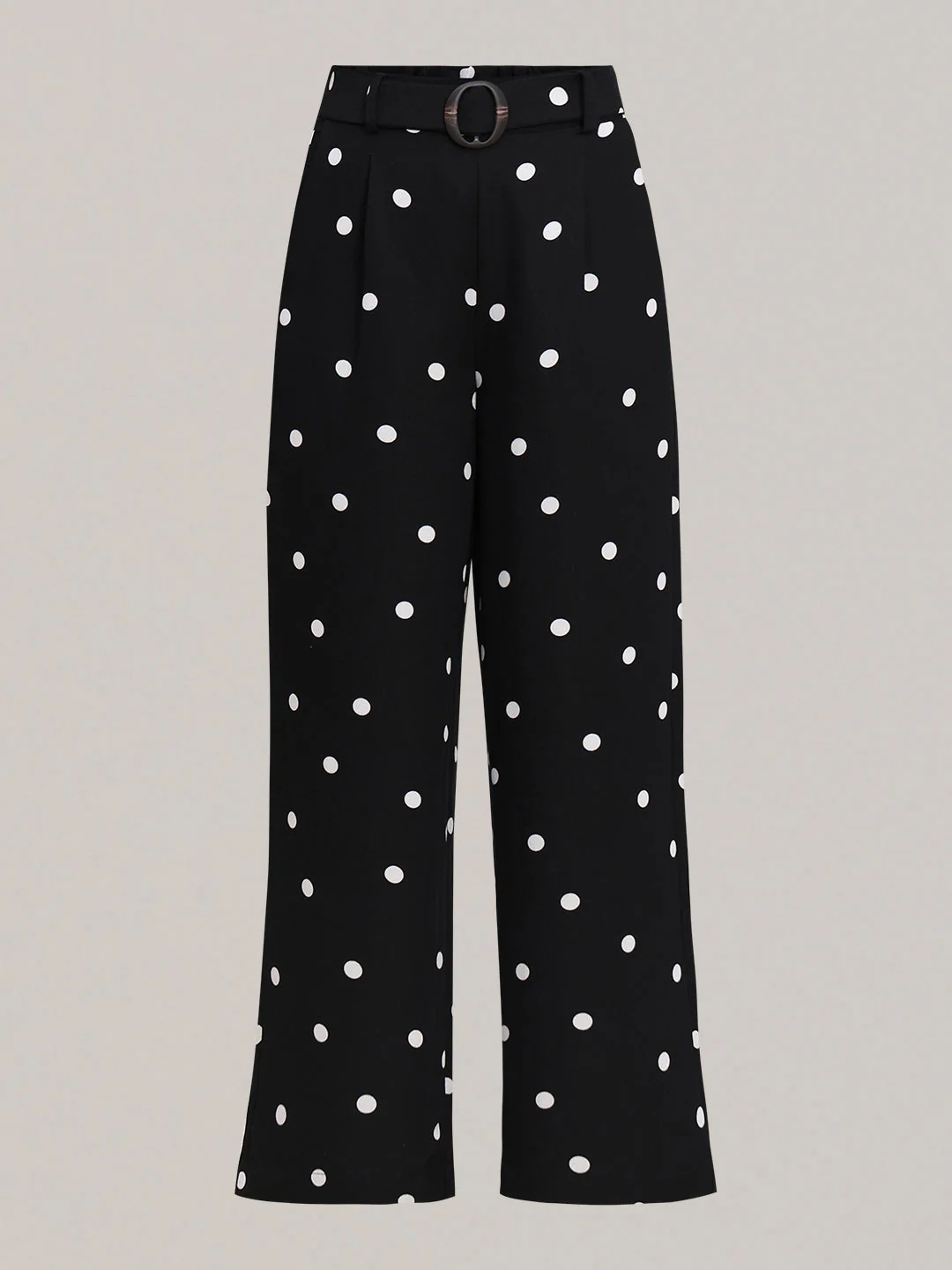 Polka Dot Wide Leg Pants - Image 7