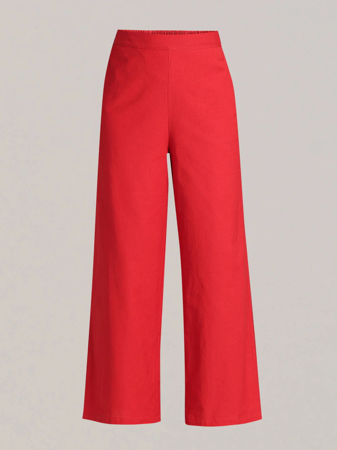Red Straight Fit Pants - Image 7