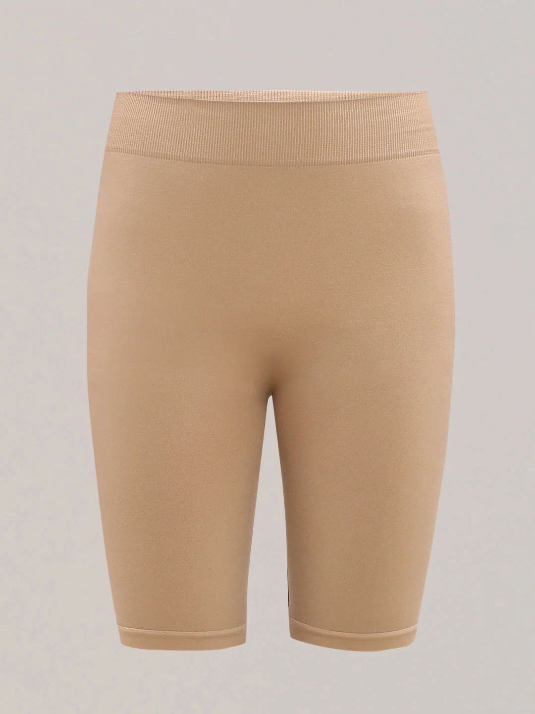 Beige Seamless Biker Shorts - Image 7