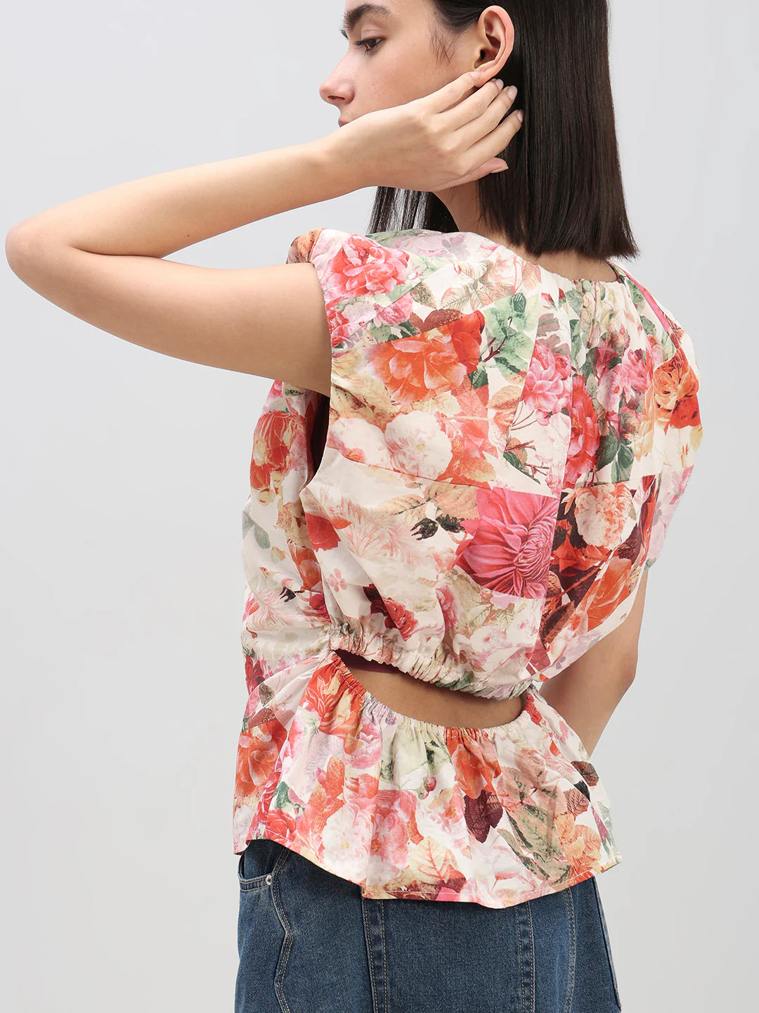 Floral Print Cotton Top - Image 6