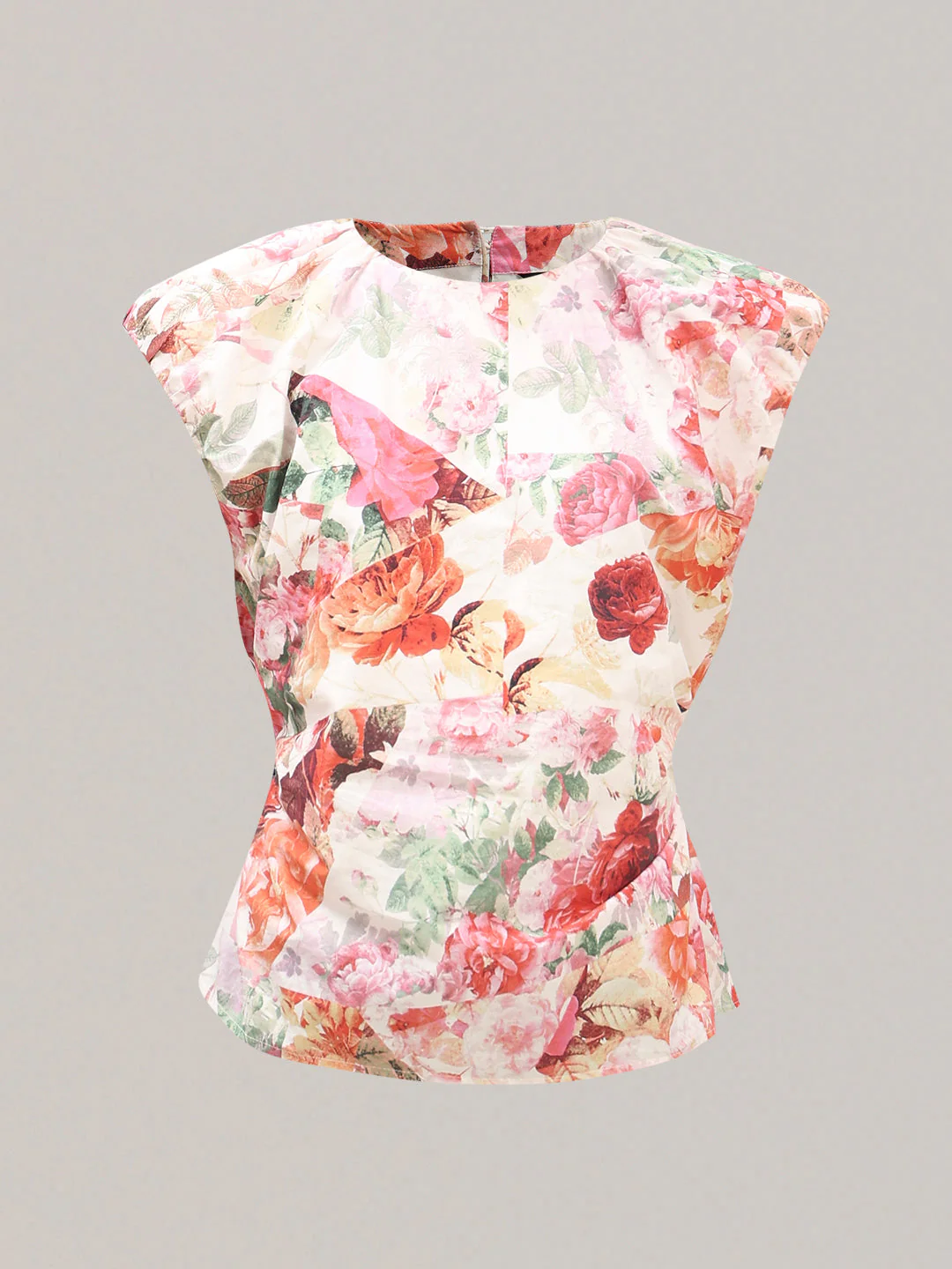 Floral Print Cotton Top - Image 7