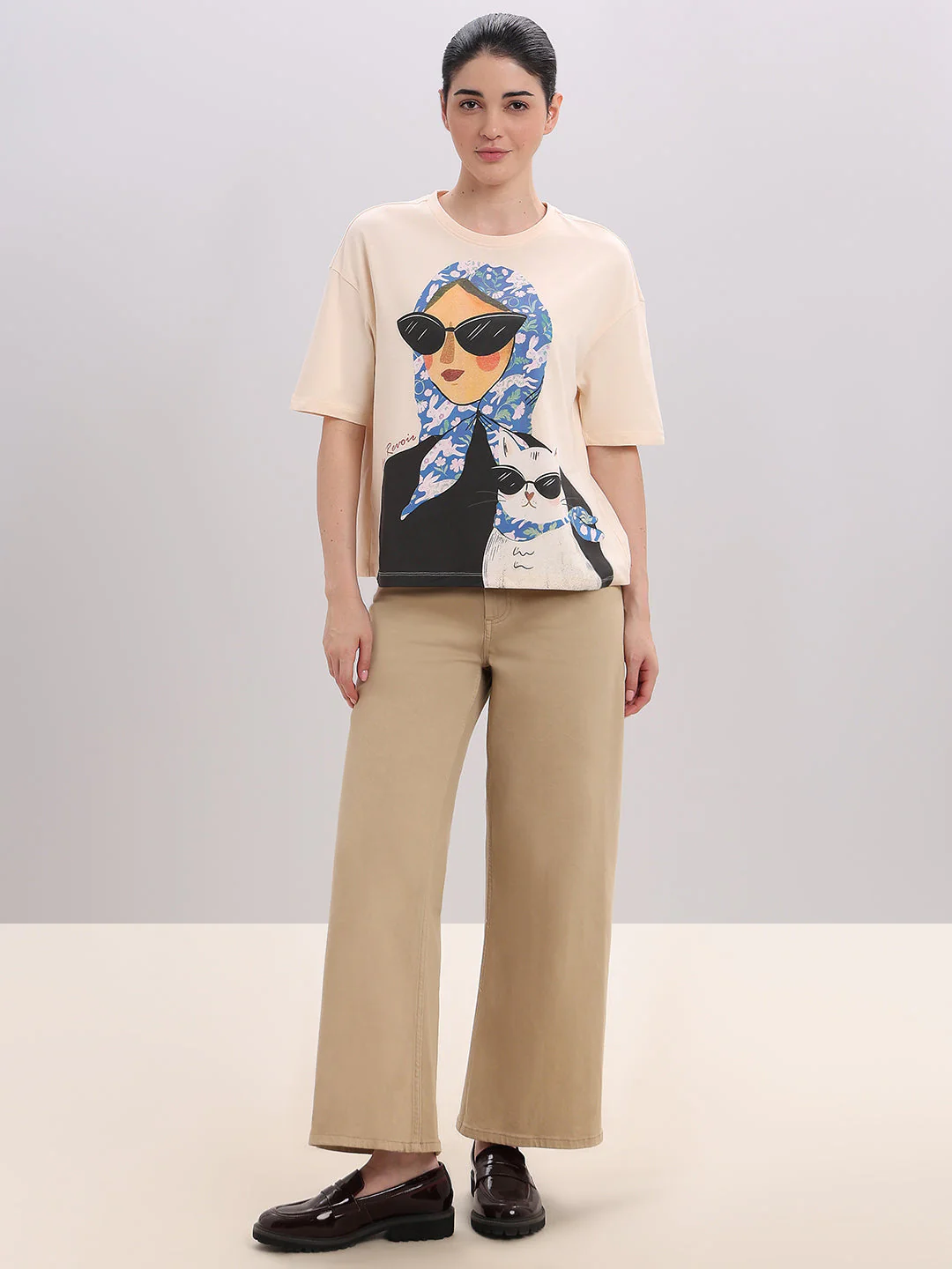 Graphic Print Cotton T-shirt - Image 5