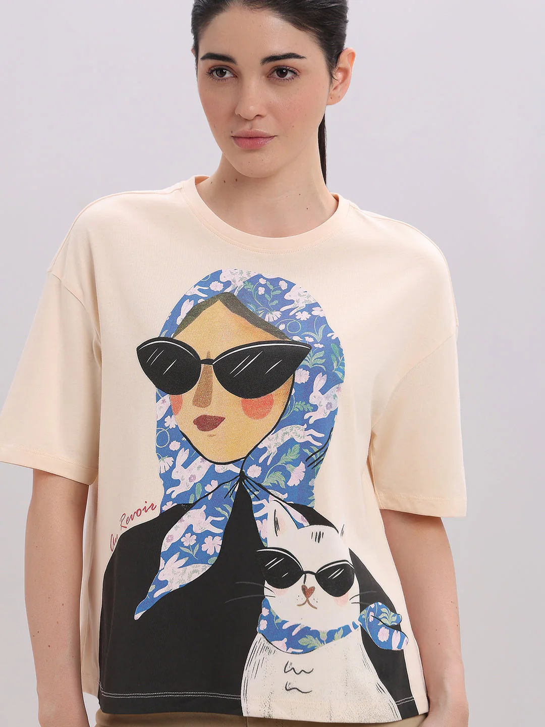 Graphic Print Cotton T-shirt - Image 6