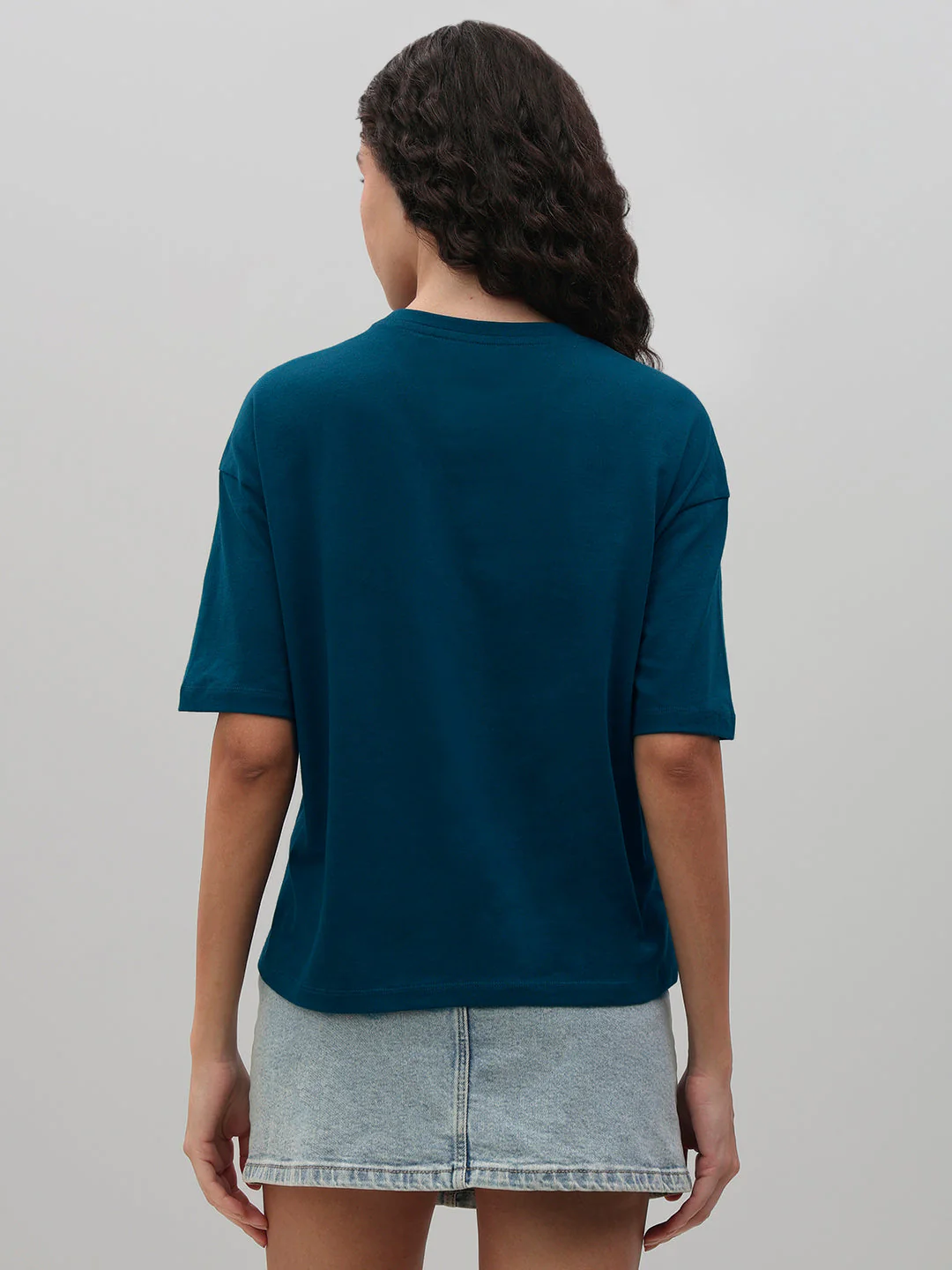Blue Graphic Print T-Shirt - Image 4