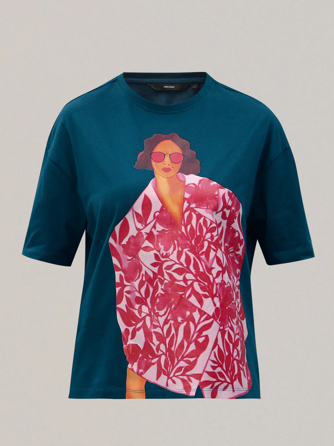 Blue Graphic Print T-Shirt - Image 7