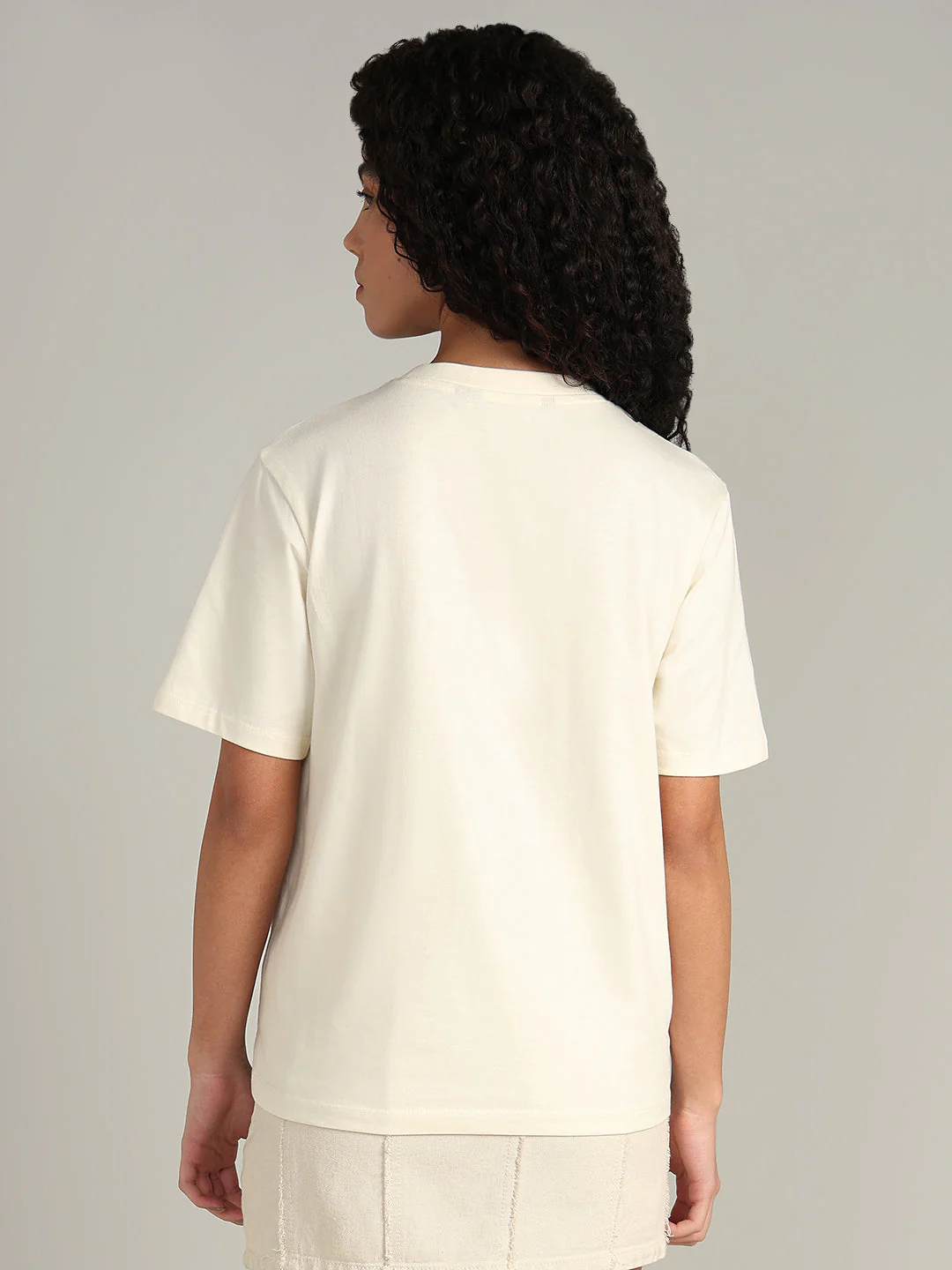 Tropical Print Cotton T-shirt - Image 4
