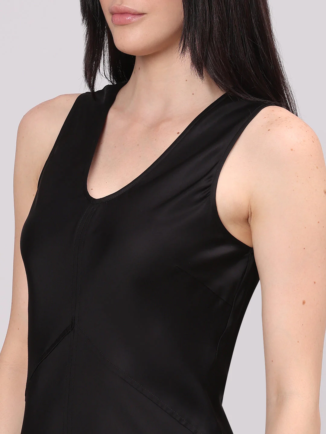 Sleeveless Sculpted Maxi Dress - Image 6