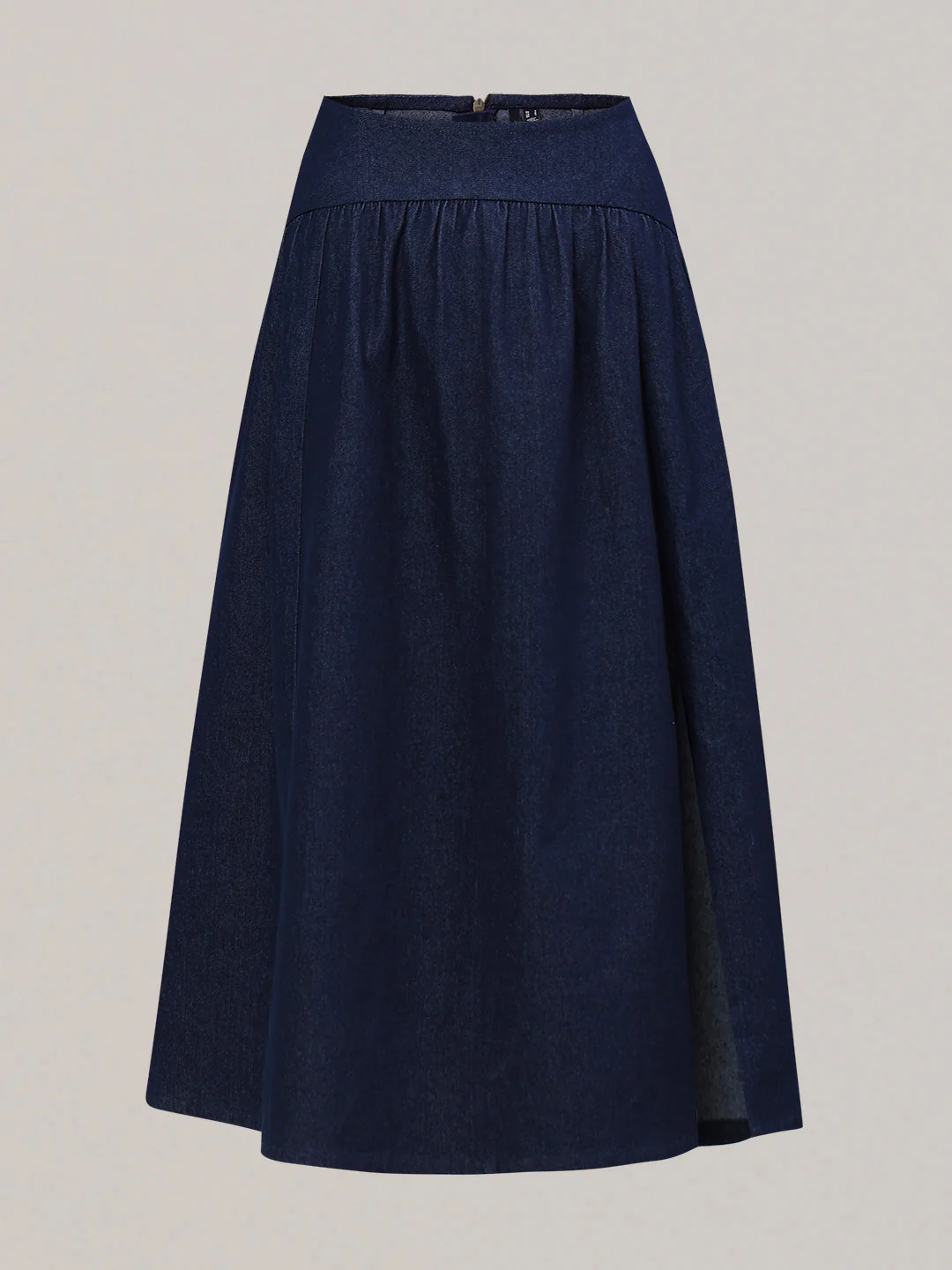 Dark Blue High Rise Denim Skirt - Image 7
