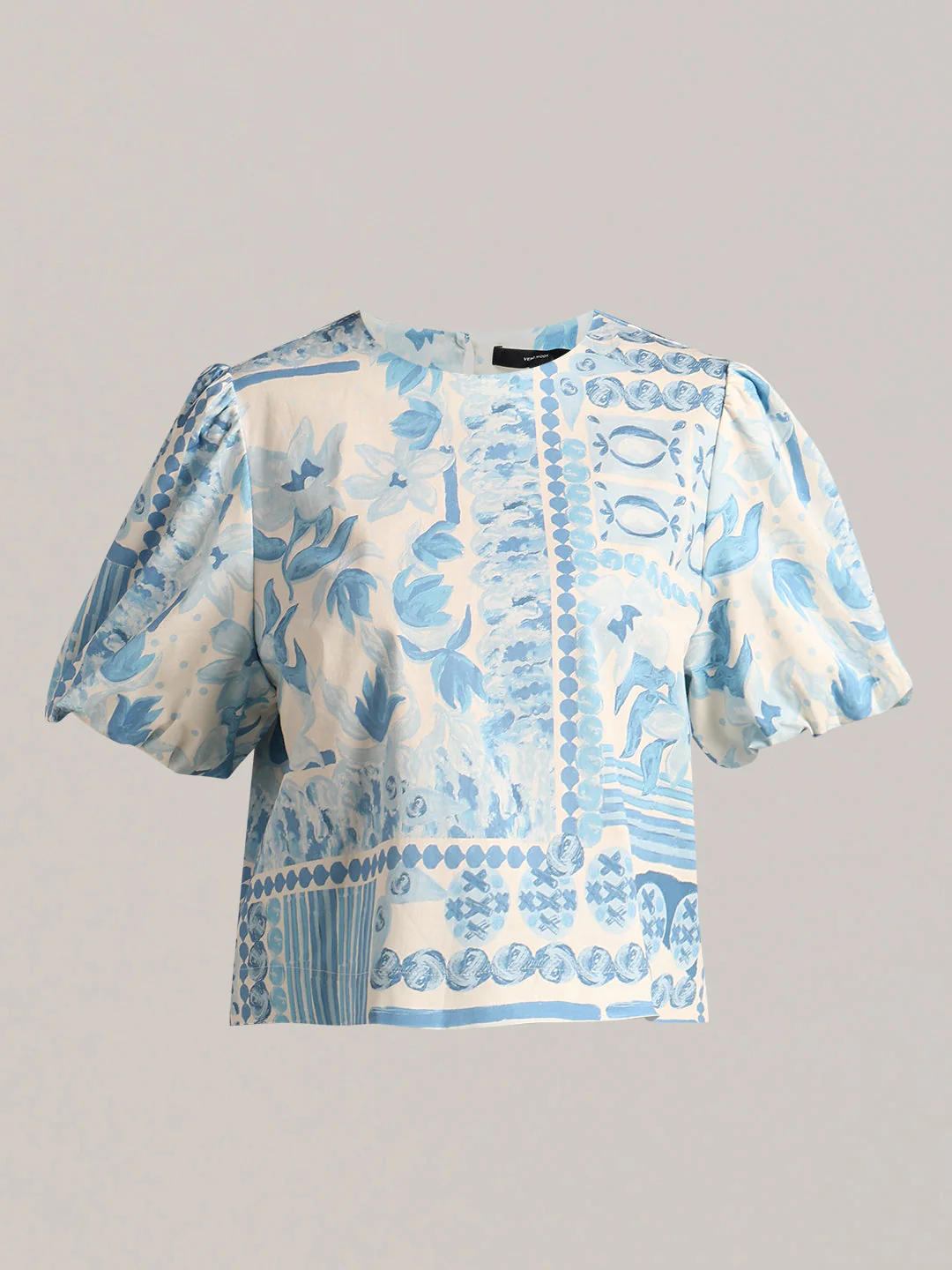 Light Blue Printed Top - Image 7