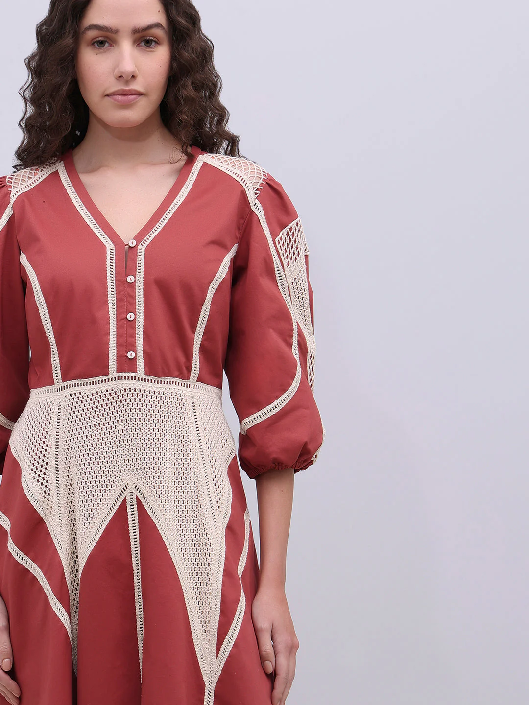 Printed Midi Dress - Image 5