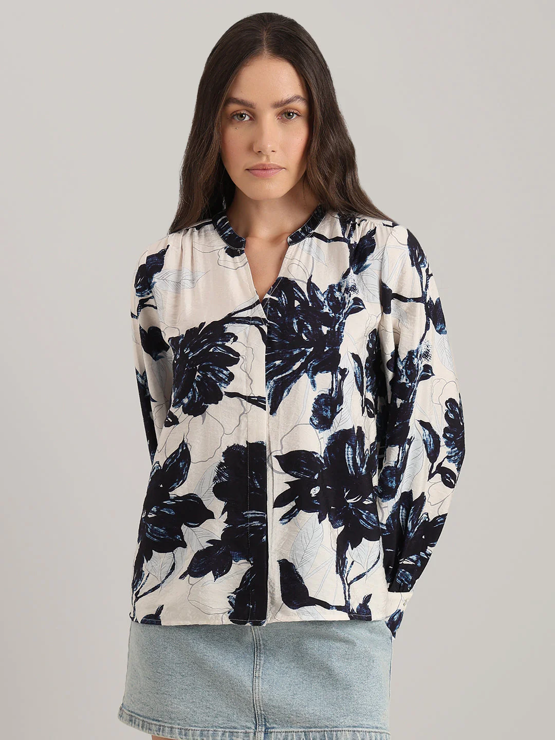 Printed Full Sleeves Top - Image 2