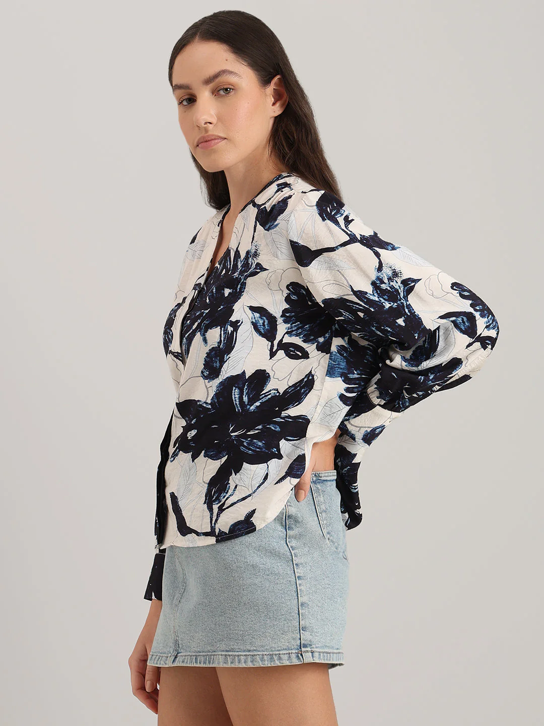 Printed Full Sleeves Top - Image 3
